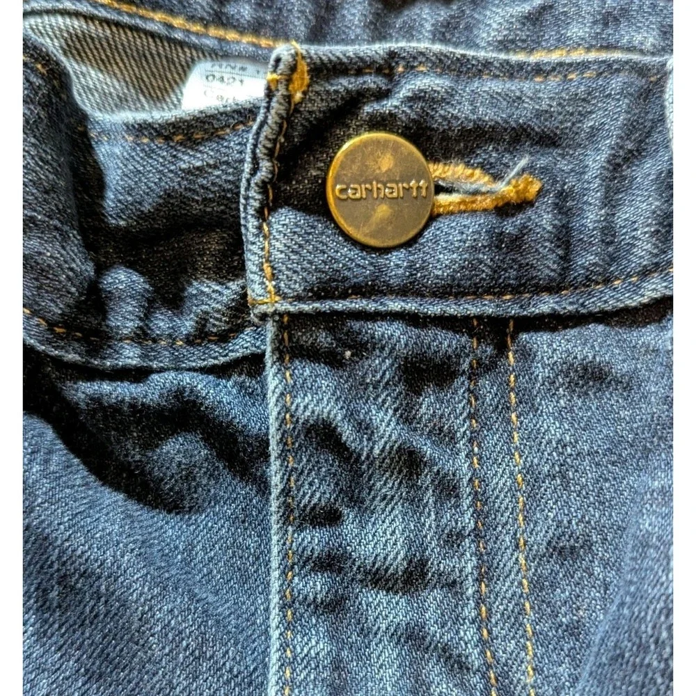 Carhartt Men's Denim Blue‎ Jeans 42 x 32 Relaxed Fit Holter 101483-968 Workwear